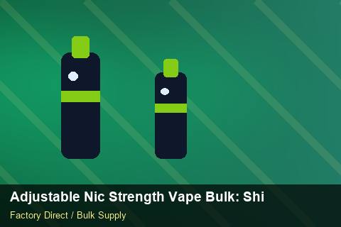 Adjustable Nic Strength Vape Bulk — Adjustable Nic Strength Vape Bulk: Shipping & Logistics — Safety Stock photo 1
