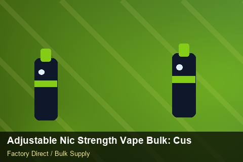 Adjustable Nic Strength Vape Bulk — Adjustable Nic Strength Vape Bulk: Customs Documentation — Safety Stock photo 1