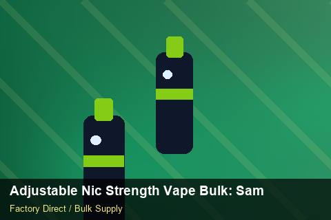 Adjustable Nic Strength Vape Bulk — Adjustable Nic Strength Vape Bulk: Sample Policy — Safety Stock photo 1