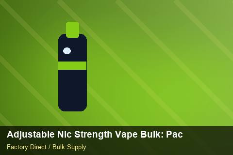 Adjustable Nic Strength Vape Bulk — Adjustable Nic Strength Vape Bulk: Packaging Standards — Safety Stock photo 2