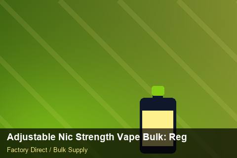 Adjustable Nic Strength Vape Bulk — Adjustable Nic Strength Vape Bulk: Regulatory Update — Safety Stock photo 1