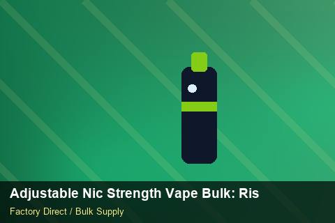 Adjustable Nic Strength Vape Bulk — Adjustable Nic Strength Vape Bulk: Risk Management — Safety Stock photo 1
