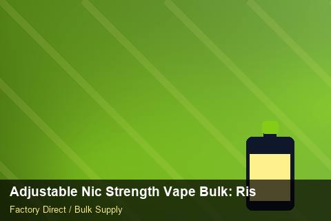 Adjustable Nic Strength Vape Bulk — Adjustable Nic Strength Vape Bulk: Risk Management — Safety Stock photo 2