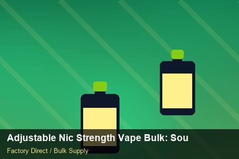 Adjustable Nic Strength Vape Bulk — Adjustable Nic Strength Vape Bulk: Sourcing Workflow — Safety Stock photo 2