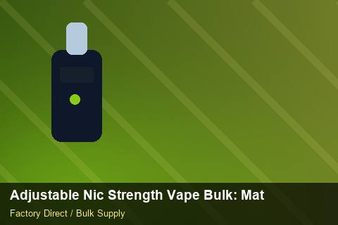 Adjustable Nic Strength Vape Bulk — Adjustable Nic Strength Vape Bulk: Material & Ingredients — Safety Stock photo 2