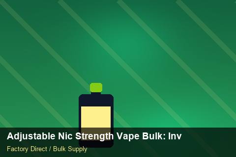 Adjustable Nic Strength Vape Bulk — Adjustable Nic Strength Vape Bulk: Inventory Management — Safety Stock photo 2