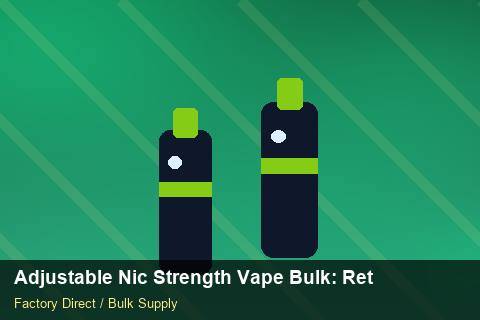 Adjustable Nic Strength Vape Bulk — Adjustable Nic Strength Vape Bulk: Returns & Warranty — Safety Stock photo 1