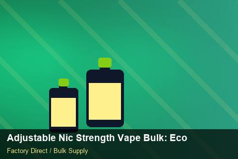 Adjustable Nic Strength Vape Bulk — Adjustable Nic Strength Vape Bulk: Eco-Friendly Materials — Safety Stock photo 1