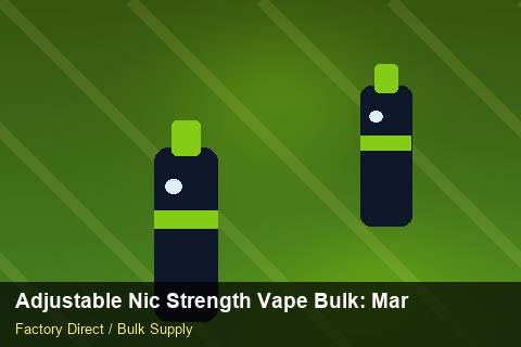 Adjustable Nic Strength Vape Bulk — Adjustable Nic Strength Vape Bulk: Market Comparison — Safety Stock photo 2