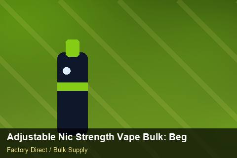 Adjustable Nic Strength Vape Bulk — Adjustable Nic Strength Vape Bulk: Beginner's Guide — Safety Stock photo 1