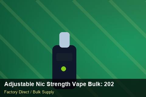 Adjustable Nic Strength Vape Bulk — Adjustable Nic Strength Vape Bulk: 2026 Buyer's Handbook — Demand Forecasting photo 2