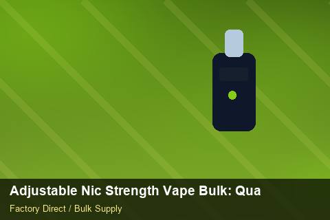 Adjustable Nic Strength Vape Bulk — Adjustable Nic Strength Vape Bulk: Quality Inspection Checklist — Demand Forecasting photo 1