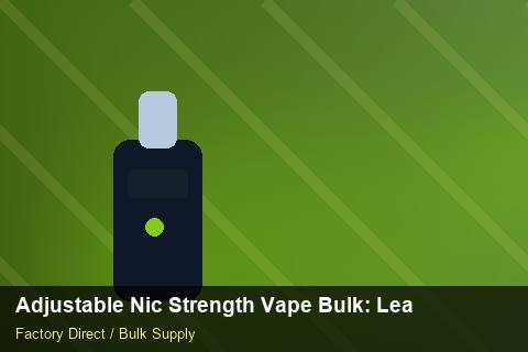 Adjustable Nic Strength Vape Bulk — Adjustable Nic Strength Vape Bulk: Lead Time & MOQ — Demand Forecasting photo 2