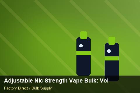 Adjustable Nic Strength Vape Bulk — Adjustable Nic Strength Vape Bulk: Volume Pricing Tiers — Demand Forecasting photo 2