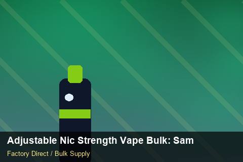 Adjustable Nic Strength Vape Bulk — Adjustable Nic Strength Vape Bulk: Sample Policy — Demand Forecasting photo 1