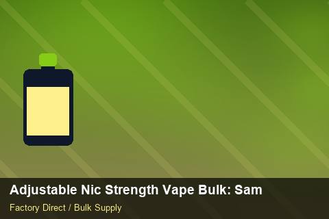 Adjustable Nic Strength Vape Bulk — Adjustable Nic Strength Vape Bulk: Sample Policy — Demand Forecasting photo 2