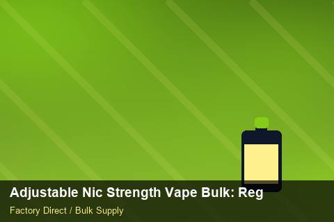 Adjustable Nic Strength Vape Bulk — Adjustable Nic Strength Vape Bulk: Regulatory Update — Demand Forecasting photo 1