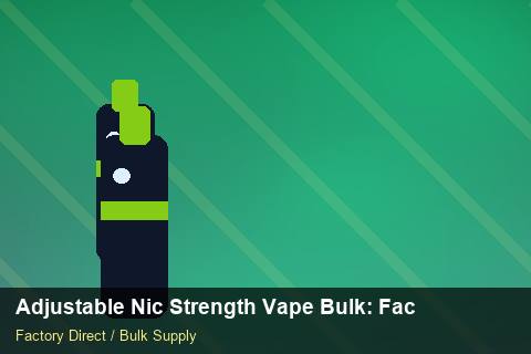 Adjustable Nic Strength Vape Bulk — Adjustable Nic Strength Vape Bulk: Factory Audit Report — Demand Forecasting photo 2