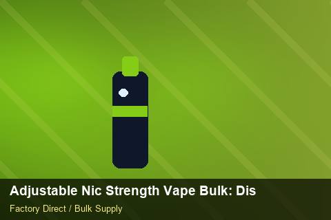 Adjustable Nic Strength Vape Bulk — Adjustable Nic Strength Vape Bulk: Distribution Channels — Demand Forecasting photo 2