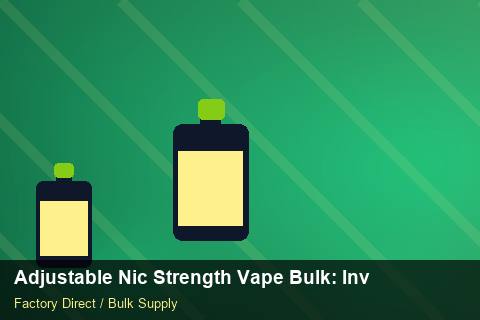 Adjustable Nic Strength Vape Bulk — Adjustable Nic Strength Vape Bulk: Inventory Management — Demand Forecasting photo 2