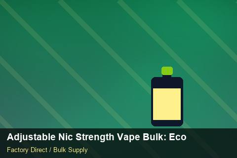 Adjustable Nic Strength Vape Bulk — Adjustable Nic Strength Vape Bulk: Eco-Friendly Materials — Demand Forecasting photo 1