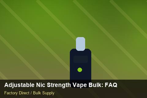 Adjustable Nic Strength Vape Bulk — Adjustable Nic Strength Vape Bulk: FAQ — Demand Forecasting photo 1