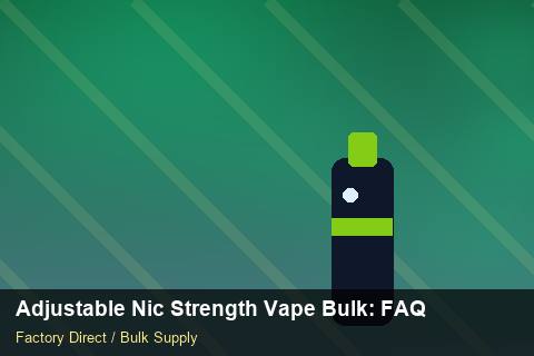 Adjustable Nic Strength Vape Bulk — Adjustable Nic Strength Vape Bulk: FAQ — Demand Forecasting photo 2