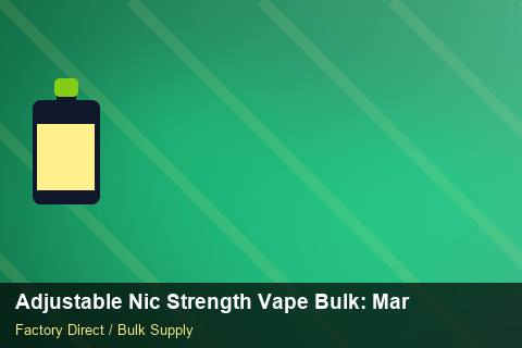 Adjustable Nic Strength Vape Bulk — Adjustable Nic Strength Vape Bulk: Margin Calculator — Demand Forecasting photo 1