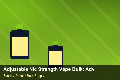 Adjustable Nic Strength Vape Bulk — Adjustable Nic Strength Vape Bulk: Advanced Sourcing — Demand Forecasting photo 2
