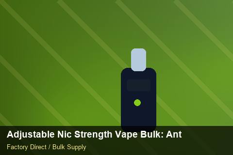 Adjustable Nic Strength Vape Bulk — Adjustable Nic Strength Vape Bulk: Anti-Counterfeit Measures — Demand Forecasting photo 1