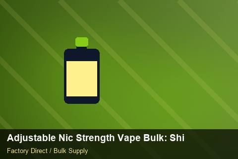 Adjustable Nic Strength Vape Bulk — Adjustable Nic Strength Vape Bulk: Shipping & Logistics — SKU Rationalisation photo 2