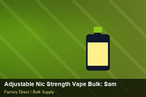 Adjustable Nic Strength Vape Bulk — Adjustable Nic Strength Vape Bulk: Sample Policy — SKU Rationalisation photo 2