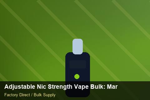 Adjustable Nic Strength Vape Bulk — Adjustable Nic Strength Vape Bulk: Market Trends 2026 — SKU Rationalisation photo 2