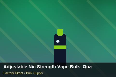 Adjustable Nic Strength Vape Bulk — Adjustable Nic Strength Vape Bulk: Quality Control Process — SKU Rationalisation photo 1