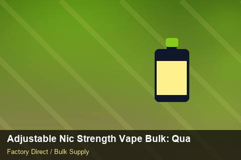 Adjustable Nic Strength Vape Bulk — Adjustable Nic Strength Vape Bulk: Quality Control Process — SKU Rationalisation photo 2