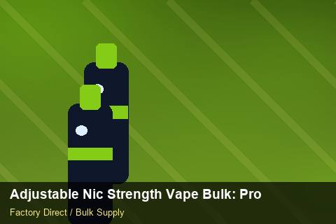 Adjustable Nic Strength Vape Bulk — Adjustable Nic Strength Vape Bulk: Production Capacity — SKU Rationalisation photo 2