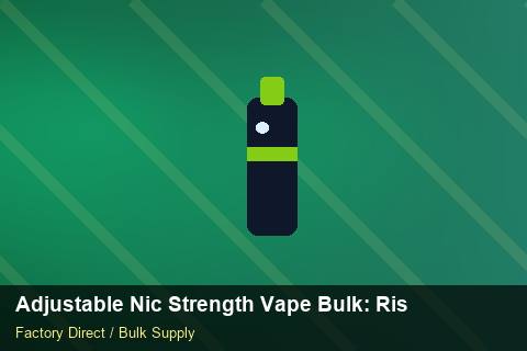 Adjustable Nic Strength Vape Bulk — Adjustable Nic Strength Vape Bulk: Risk Management — SKU Rationalisation photo 1