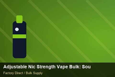 Adjustable Nic Strength Vape Bulk — Adjustable Nic Strength Vape Bulk: Sourcing Workflow — SKU Rationalisation photo 1
