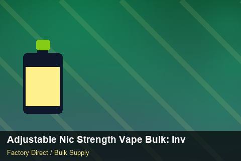 Adjustable Nic Strength Vape Bulk — Adjustable Nic Strength Vape Bulk: Inventory Management — SKU Rationalisation photo 2