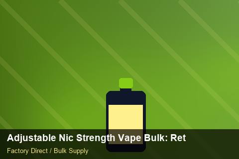 Adjustable Nic Strength Vape Bulk — Adjustable Nic Strength Vape Bulk: Returns & Warranty — SKU Rationalisation photo 2