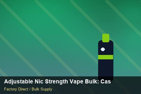 Adjustable Nic Strength Vape Bulk — Adjustable Nic Strength Vape Bulk: Case Studies — SKU Rationalisation photo 1