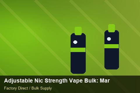 Adjustable Nic Strength Vape Bulk — Adjustable Nic Strength Vape Bulk: Market Comparison — SKU Rationalisation photo 2
