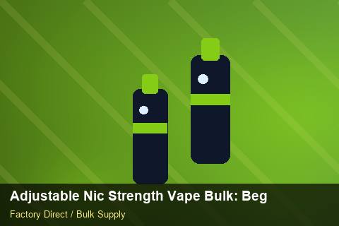 Adjustable Nic Strength Vape Bulk — Adjustable Nic Strength Vape Bulk: Beginner's Guide — SKU Rationalisation photo 1