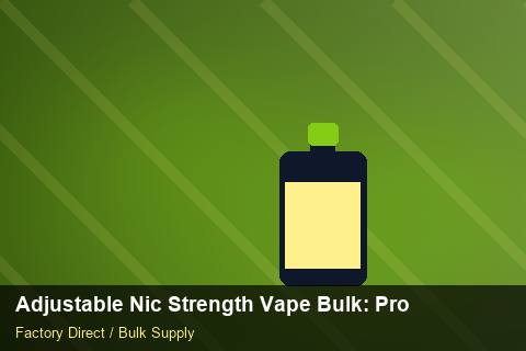 Adjustable Nic Strength Vape Bulk — Adjustable Nic Strength Vape Bulk: Procurement Checklist — SKU Rationalisation photo 1