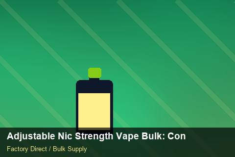 Adjustable Nic Strength Vape Bulk — Adjustable Nic Strength Vape Bulk: Contract Essentials — SKU Rationalisation photo 2