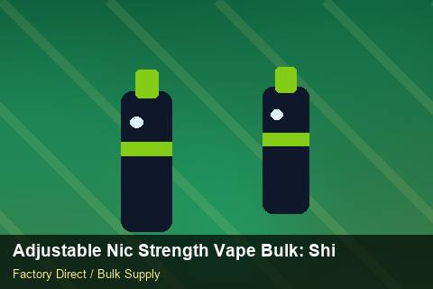 Adjustable Nic Strength Vape Bulk — Adjustable Nic Strength Vape Bulk: Shipping & Logistics — Category Mix photo 1