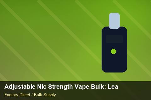 Adjustable Nic Strength Vape Bulk — Adjustable Nic Strength Vape Bulk: Lead Time & MOQ — Category Mix photo 2