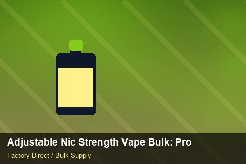 Adjustable Nic Strength Vape Bulk — Adjustable Nic Strength Vape Bulk: Procurement Strategy — Category Mix photo 1