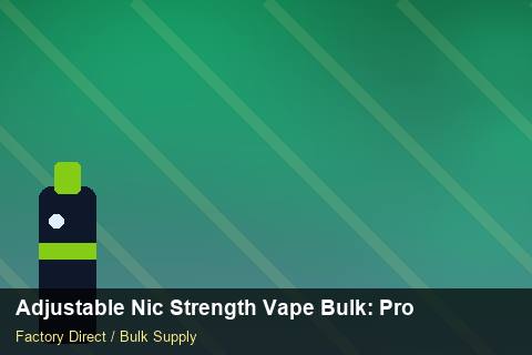 Adjustable Nic Strength Vape Bulk — Adjustable Nic Strength Vape Bulk: Procurement Strategy — Category Mix photo 2