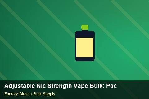 Adjustable Nic Strength Vape Bulk — Adjustable Nic Strength Vape Bulk: Packaging Standards — Category Mix photo 1